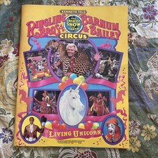 Vintage 1985 Ringling Bros Barnum Bailey Circus 115th Edition Program w Poster picture