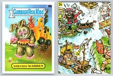 2022 Topps Garbage Pail Kids Book Worms Wrecked WARREN GPK Sticker Card 15b NM picture