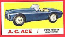 VINTAGE 1961 Topps Sports Cars #8 A.C. Ace (Great Britain) - White back picture
