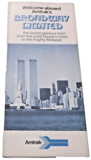 JANUARY 1977 AMTRAK BROADWAY LIMITED GUIDE WORLD TRADE CENTER COVER picture