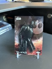2025 Topps Chrome Star Wars K-2SO Mustafar Black Refractor /10 Aurebesh AV-67 picture