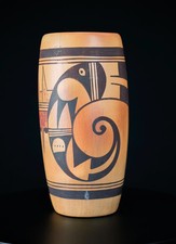 Vintage Hopi Cylinder Pot by Sadie Adams also known as 