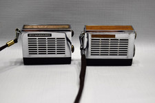 2 Vtg Standard Micronic Ruby 8 Transistor Radio SR-H438 Japan picture