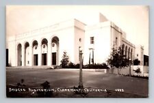 Claremont CA-California, RPPC Bridges Auditorium, Antique, Vintage Postcard picture