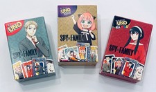 SPY X FAMILY UNO 3 Decks Complete Set Anya Loid Yor Mcdonald's Happy Toy Japan picture