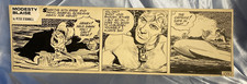 1966 MODESTY BLAISE Original Daily Comic Strip Art by JIM HOLDAWAY #1099 picture