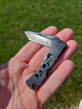 Sog Micron II Knife Lockback Plain Edge Tanto Blade 🇺🇸  INCLUDED  picture