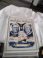 1933 Official Inaugural Program - Franklin D. Roosevelt picture