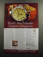 2008 Stauer Graves '33 Wristwatch Ad - World's most valuable timepiece picture