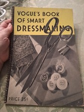 Vogue's Book Of Smart Dressmaking 1936 Sewing Tailoring Fashion Reference VTG picture