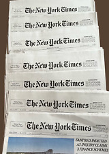 The New York Times Newspapers LOT/7 May 11 12 13 14 15 16 17 - 2023 - Complete picture