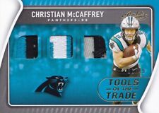 2021 CHRISTIAN MCCAFFREY PANINI ABSOLUTE TOOLS OF THE TRADE TRIPLE PRIME PATCH / picture