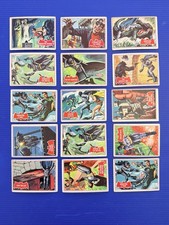 1966 Topps Batman Red Bat Lot Of 15 Cards - Fair To Good Condition picture