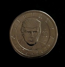 2026 Donald Trump $1 July 4th Privy Mark 250th Anniversary Coin In Hand picture