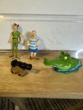Disney Peter Pan Figures with Crocodile Smee, and Cannon Toy Set picture