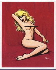 Cherry Poptart As Marilyn Monroe Poster by Larry Welz 1994 NM 19x25