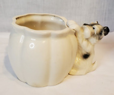 Vintage Darco Troy N.Y. Ceramic Scottie Terrier Puppy Dog Planter Rare Japan picture
