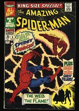 Amazing Spider-Man Annual #4 FN+ 6.5 Human Torch Mysterio Marvel 1967 picture