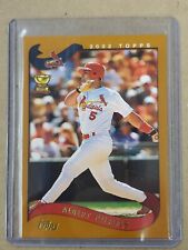 2002 Topps Albert Pujols #160 - 2nd year card, rookie gold cup logo picture