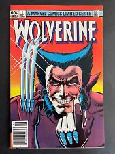 Wolverine #1 - Limited Series Frank Miller Marvel 1982 Comics Newsstand NM- picture