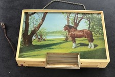 1950's Vintage Budweiser Beer Lighted Clydesdale Horse Sign working condition picture