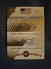 2010 Upper Deck WoS Dual Auto Pedro Alvarez & Justin Smoak #SND-AS /50 - NM picture