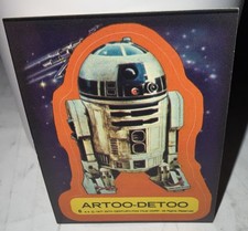 Vintage 1977 Topps Star Wars Artoo-Detoo Sticker Card 6 R2-D2 Non-Sport Card picture