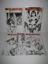 Purgatori #1-5 (Chaos, Dynamite, 2014) B&W Variant Set 2 3 4 picture