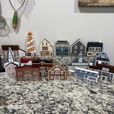 Faline The Cat’s Meow Buildings Lot Of 17- 1980’s & 90’s - Various Pieces picture