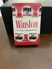 Vintage 1960's Sealed Winston Filter Playing Cards Free with Purchase Cigarettes picture