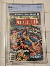 The Eternals #3 CBCS 9.4 1st app. Sersi Marvel Comics 1976 not cgc picture