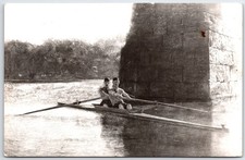 Thomas Eakins The Oarsmen Painting Postcard - Philadelphia Museum of Art picture