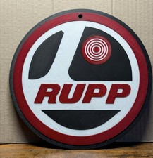 CUSTOM VINTAGE RUPP  MINI BIKE SNOWMOBILE GO KART 3D NUMBER PLATE PLAQUE SIGN picture