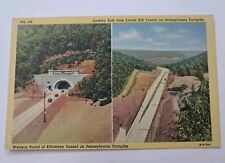 Vintage Postcard: Laurel Hill & Kittatinny Tunnel, Pennsylvania Turnpike PA. 142 picture