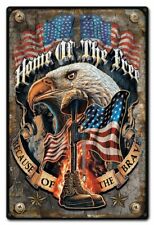 HOME OF THE FREE BECAUSE OF THE BRAVE EAGLE 18