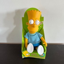 Vintage New Bart Simpson Vinyl Figure 10 inch 1990s Collectible with Display Box picture