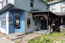 Photo:Moline Illinois 1900s Small Barber Shop Attached Home Exterior picture