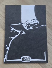 2026 Topps Star Wars Galaxy Grogu Authentic Sketch Card Artist Chenduz Auto picture