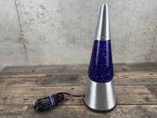 Vintage Lava Lamp Purple Starlight Wizzard Glitter picture