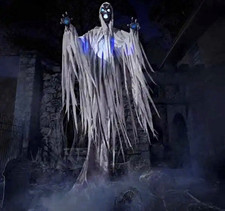 RARE Home Accents Holiday 15 Ft LED Towering Phantom Halloween Prop picture