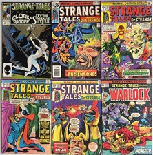 STRANGE TALES v.1 #181 182 183 184 186 Marvel 1975/1976 Vintage Lot + v.2#8 1987 picture