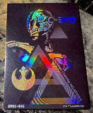 2023 C-3PO Card Fun Star Wars GOLD Global Art Hobby /100 picture
