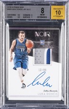2018-19 PANINI NOIR #343 LUKA DONCIC ROOKIE RC BGS 8 picture