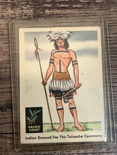 Fleer Pacific Coast Indians #65 Indian Dressed For The Toloache Ceremony picture