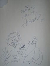 Sergio Aragones autographed & signed MAD Trade Book w/ original sketch  picture