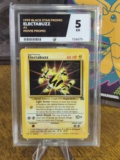 1999 Pokémon Wizards Black Star Promo Electabuzz #2 First Movie ACE Grade 5 picture