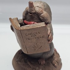 Cairn Studios Tim Wolfe Mel Mole Carols for Critters 9082 Retired Figurine picture