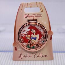A5 Disney Hong Kong HKDL Pin Ariel Little Mermaid Compact Hinged picture