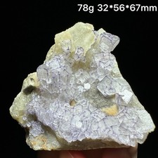 Natural Purple Fluorite Border Crystal Mineral Specimen Home Decor Healing picture