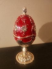Vintage 2002 wallace Silversmith Red Enamel Nativity Siler plated Holiday... picture